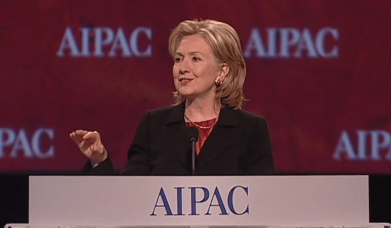 Clinton at AIPAC